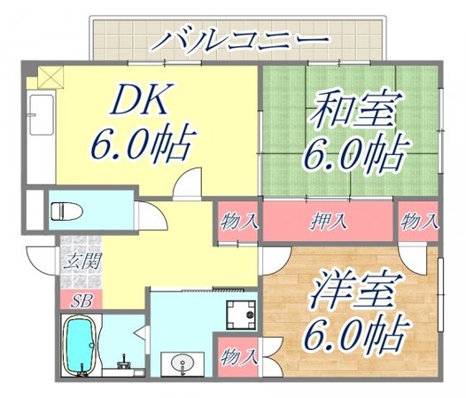 マンションOMOYAの物件間取画像